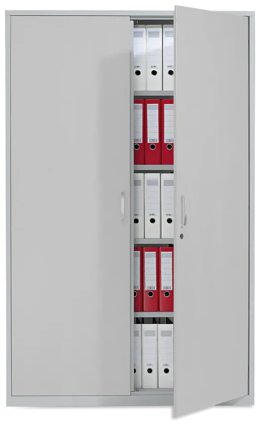 Aktenschrank Stahl & Holz