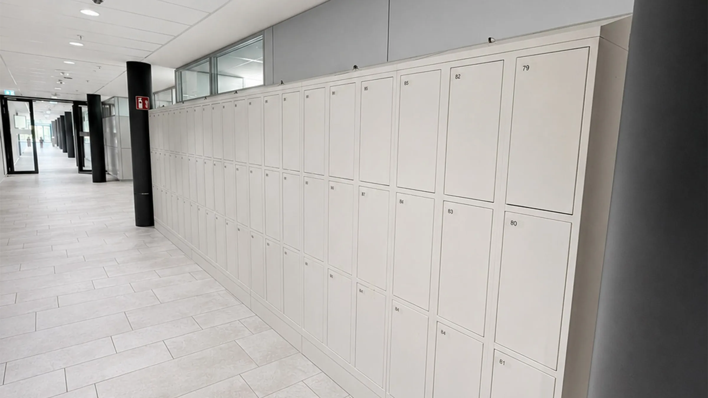 Smartlocker-Anlage mit 144 Fächern für einen DAX-Konzern