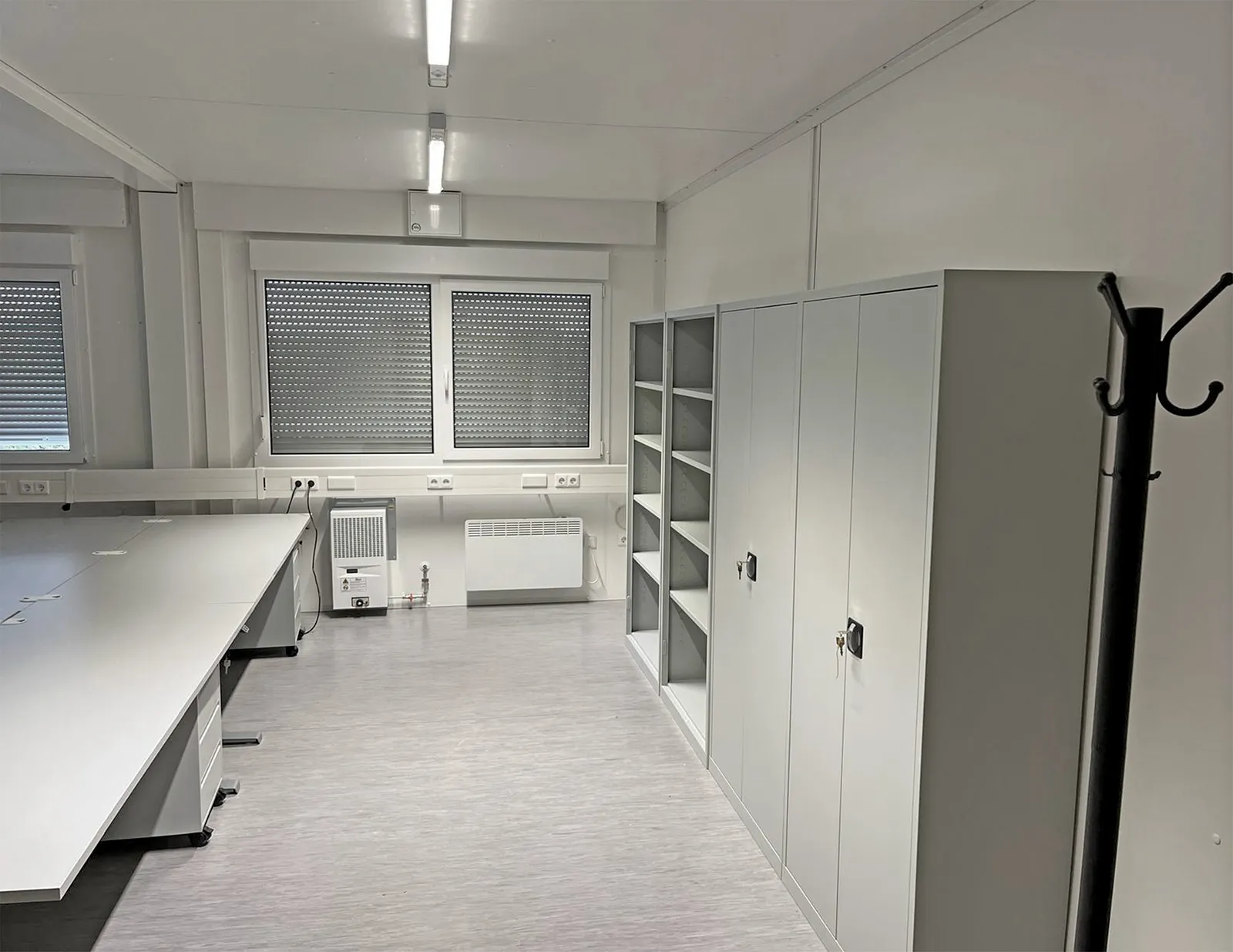 Containerausstattung für eine Großbaustelle in München