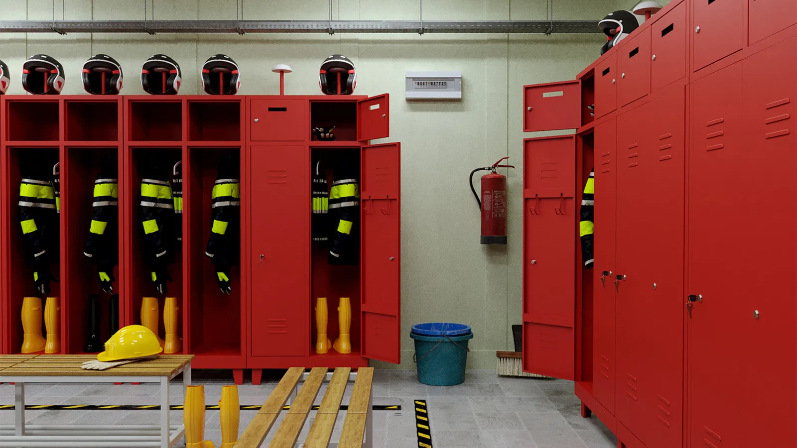 Feuerwehrspinde aus Stahl – Bild 2