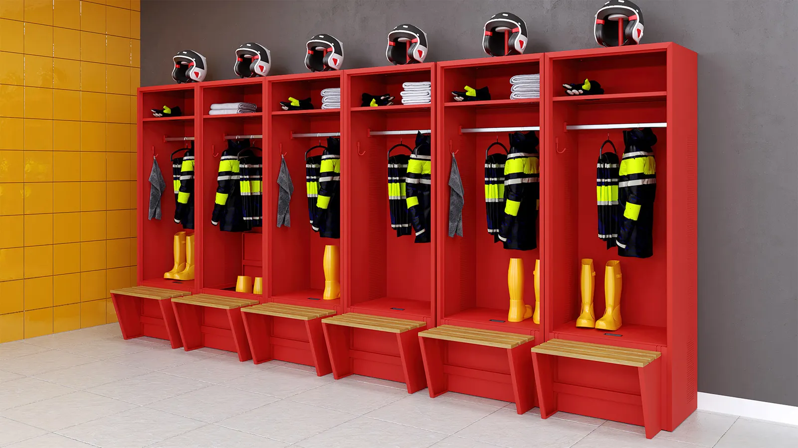 Feuerwehrspinde aus Stahl – Bild 3