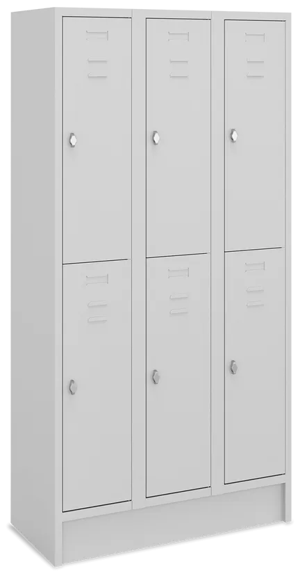 3 Abteile – 6 Fächer