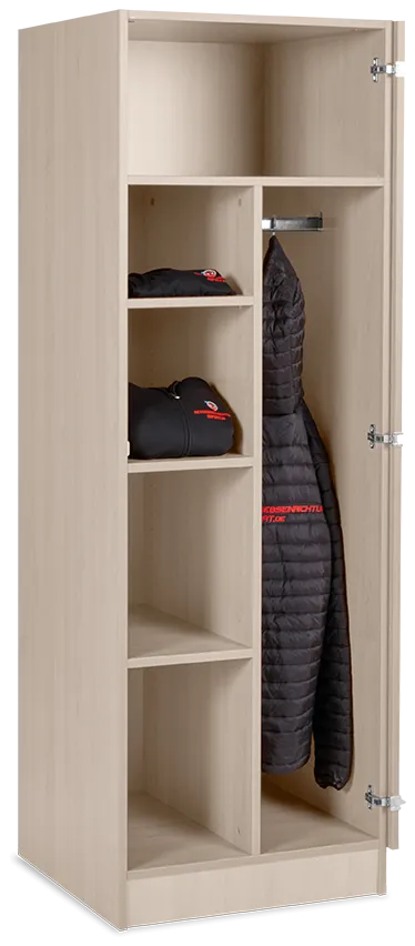 Holz-Kleiderschrank (1-türig)