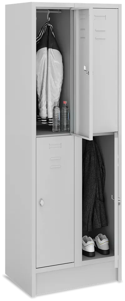 Garderobenschrank aus Stahl