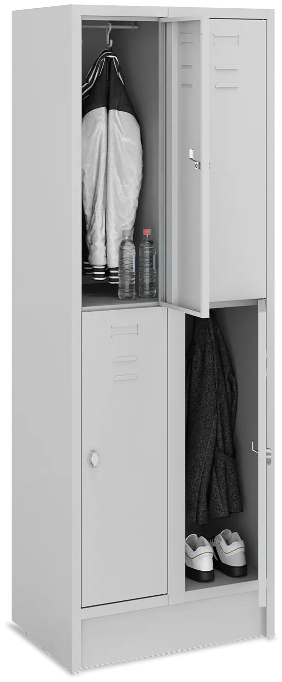 Garderobenschrank aus Stahl