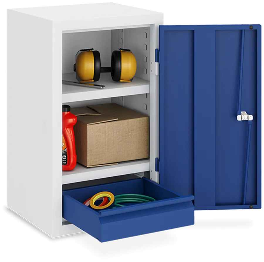 Werkstatt-Hängeschrank aus Stahl