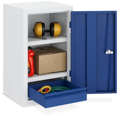 Werkstatt-Hängeschrank aus Stahl