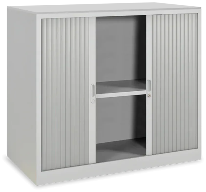 Rollladenschrank mit Holz-Abdeckplatte