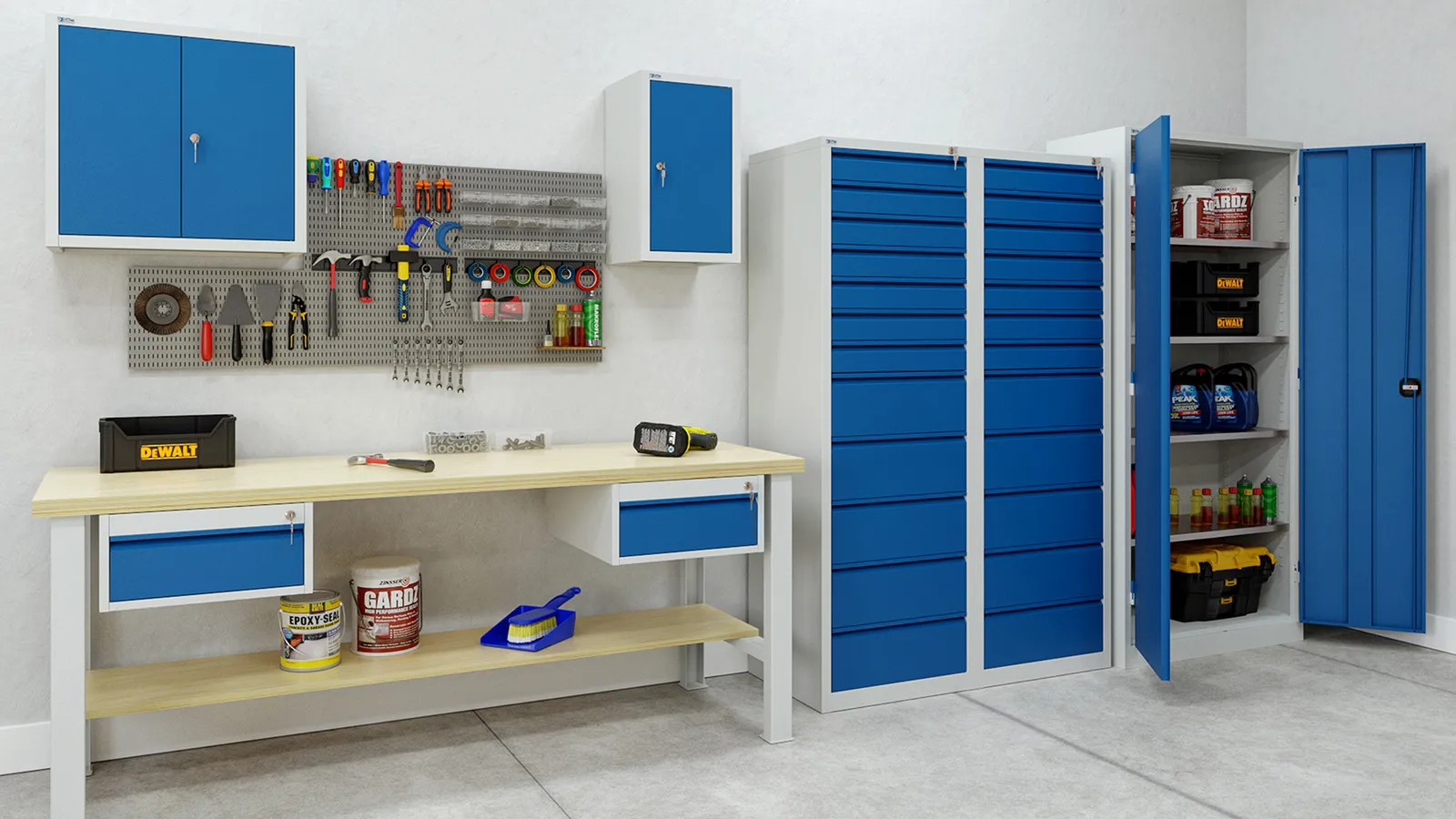 Schubladenschrank aus Stahl – Bild 2
