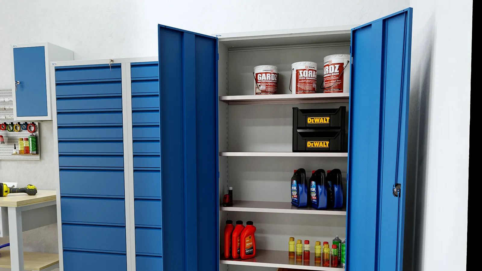 Schwerlastschrank aus Stahl – Bild 2