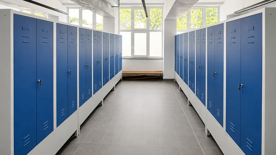 Bestandsanlagen verlagert, neue Umkleide mit 87 Doppelspinden