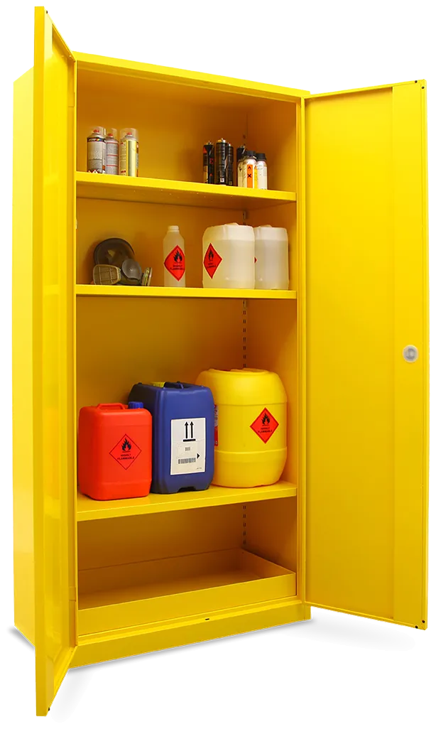 Chemikalienschrank Hochformat
