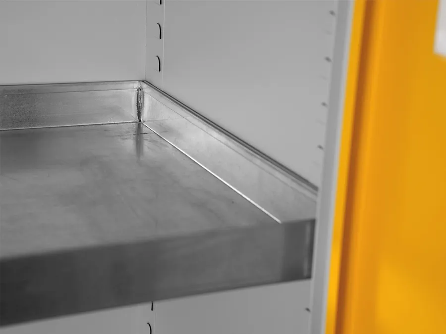 Integrierter Auslaufschutz