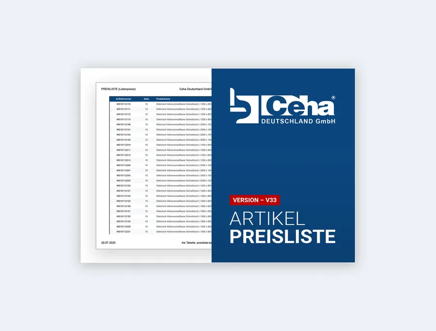 Vorschau der Preisliste