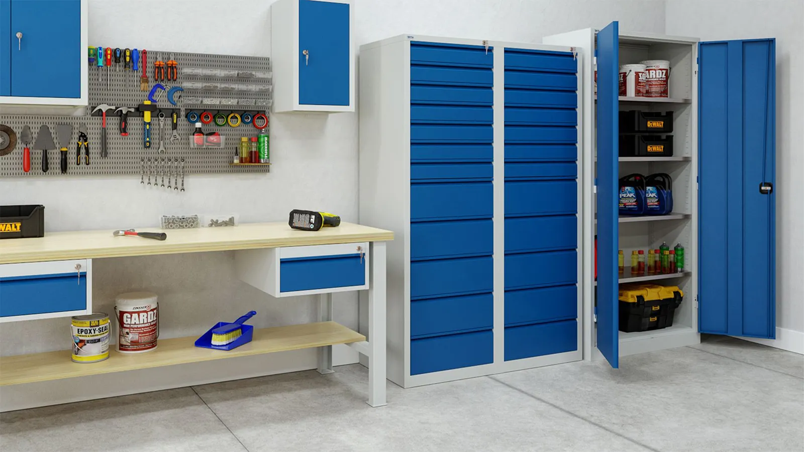 Werkbank aus Stahl – Bild 1
